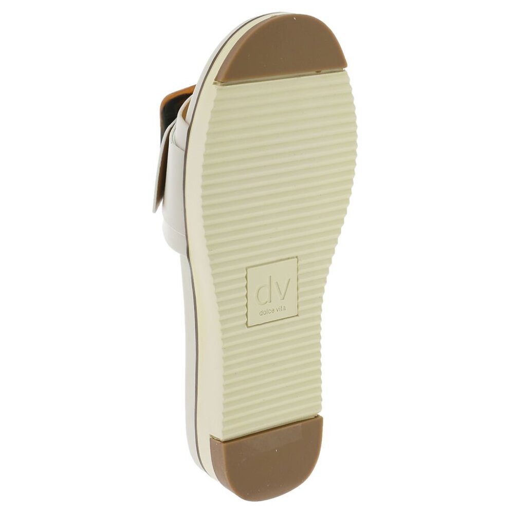 DV DOLCE VITA WOMEN'S CASTOR TORTOISE SHELL BUCKLE SANDALS IVORY🆕FAST😮💨⚡🚚 - Picture 7 of 15
